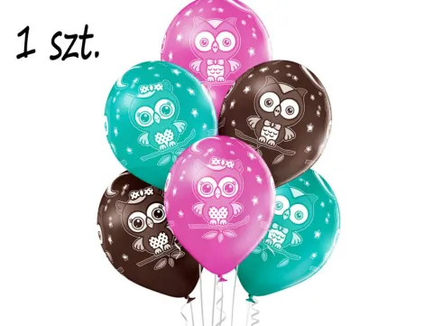 Balon Sówki Sowa Sówka 12 cali 1 szt.