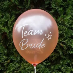 Balon Wieczór Panieński TEAM BRIDE złoty róż 12 cali 1 szt.