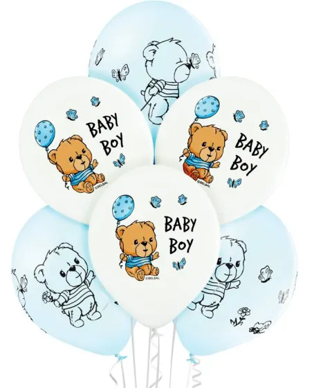 Balony Baby Boy Zestaw 6 szt.