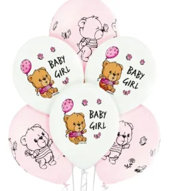 Balony Baby Girl 12 cali 1 szt.