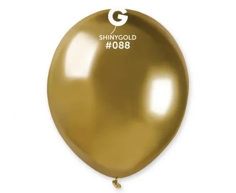 Balony Chrome Shiny 5 cali Gemar ZŁOTY 100 szt.