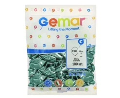 Balony Chrome Shiny 5 cali Gemar ZIELONE 100 szt.