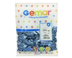 Balony Chrome Shiny 5 cali Gemar NIEBIESKIE 100 szt.