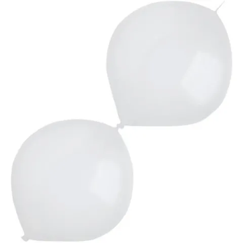 Balony do girland Everts Decor Line E-LINK Frosty White 12 cali 50 szt.