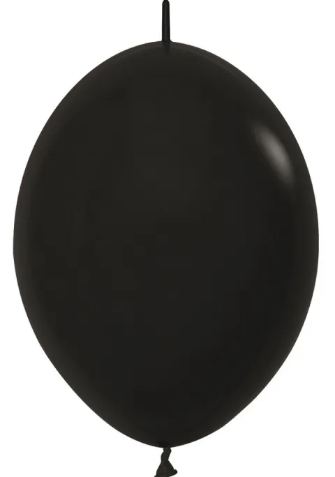 Balony do girland (Link-o-loon) LOL 12 cali Sempertex Solid 50 szt. Black