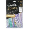 Balony do modelowania Chrome platynowe Q260 Beauty&Charm 50 szt. MIX kolorów