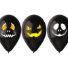 Balony Gemar 12 cali 3 szt. Halloweenowe Twarze