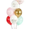 Balony gumowe dla Mamy Love You Mom 12 cali 30 cm 1 szt. Mix kolorów