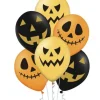 Balony gumowe Halloween dynia mix 12" 6 szt.