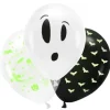 Balony Halloween świecące UV, BOO! mix 3 szt.