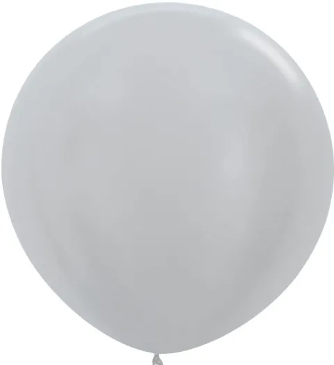 Balony Kula Sempertex Satin 36'' 10 szt. Silver