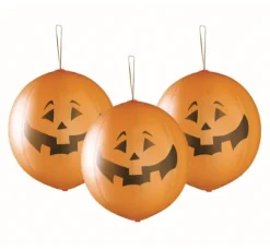 Balony Piłka z gumką Dynie Halloween 3szt