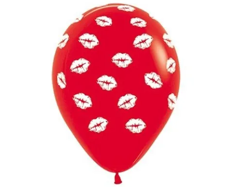 Balony Sempertex Całusy 12'' 50 szt USTA Mix