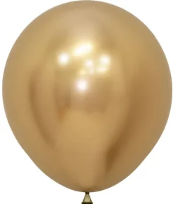 Balony Sempertex Chrome Shiny Reflex Gold 18 cali 1 szt.