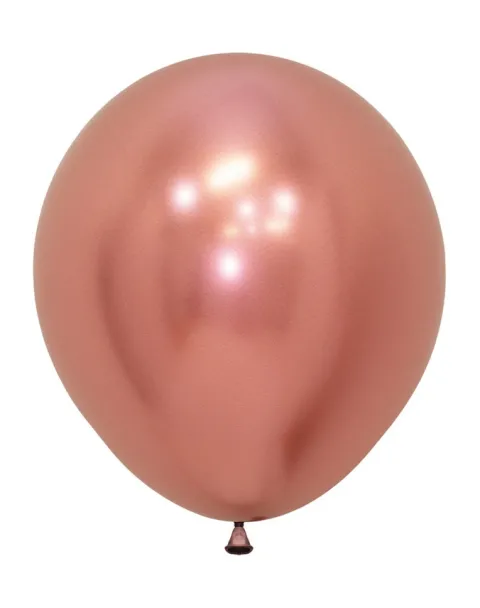 Balony Sempertex Chrome Shiny Reflex Rose Gold 18 cali 1 szt.