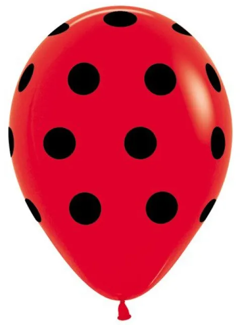 Balony Sempertex Kropki 12'' 50 szt Biedronka