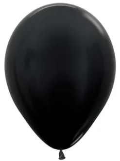 Balony Sempertex Metallic 10'' 100 szt. Black