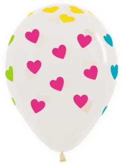 Balony Sempertex Neonowe Serca 12'' 12 szt