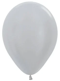 Balony Sempertex Satin Pearl 10'' 100 szt. Silver