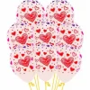 Balony Sempertex Serca w 3 kolorach 12'' 50 szt Mix