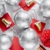 Balony srebrne Chrome Shiny - Glossy balloons 12'' 50 szt.