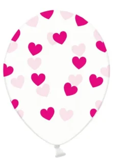Balony Transparentne 12 cali w SERCA 6 sztuk