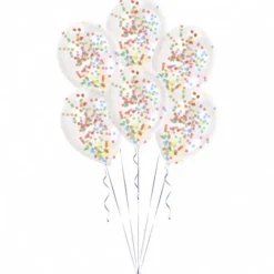 Balony Wybuchowe Konfetti 11 cali 6 szt MIX