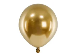 Balony złote Chrome Shiny - Glossy balloons 5 cali 50 szt.