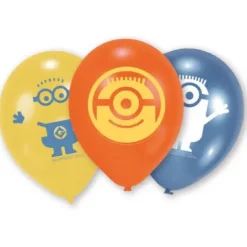 Balony Anagram 9 cali 6 szt Minionki