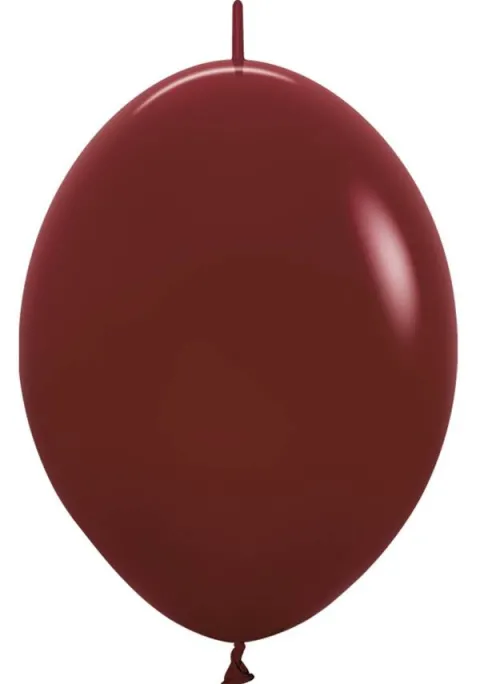 Balony do girland (Link-o-loon) LOL 12 cali Sempertex Solid 50 szt. Merlot