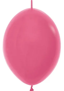 Balony do girland (Link-o-loon) LOL 12 cali Sempertex Solid 50 szt. Fuchsia