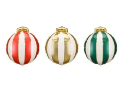 Balony foliowe Bombki, 42x46cm zestaw 3 szt.