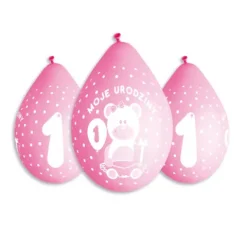 Balony Gemar wiszące "Moje 1 Urodziny" ROCZEK kolor do wyboru