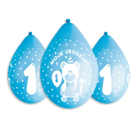 Balony Gemar wiszące "Moje 1 Urodziny" ROCZEK kolor do wyboru