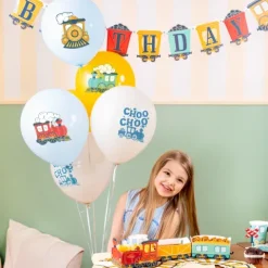 Balony gumowe Ciuchcia 12 cali 6 szt. zestaw