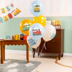 Balony gumowe Ciuchcia 12 cali 6 szt. zestaw