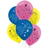 Balony gumowe ŚLADEM BLUE 11 cali 6 szt.