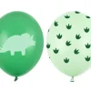 Balony lateksowe Dinozaury zielone 12 cali 30 cm 1 szt.