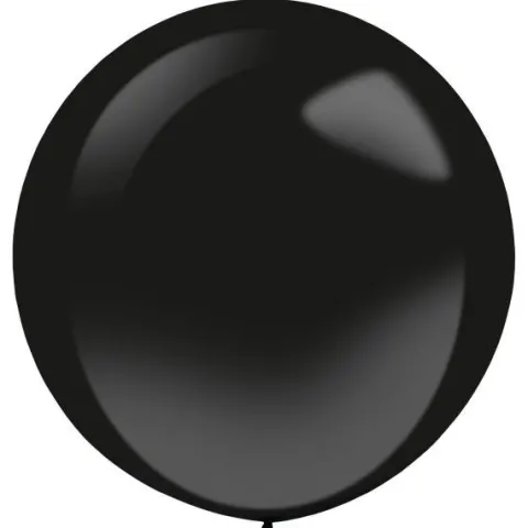 Balony lateksowe Everts Decor Line by Amscan 24 cale 4 szt. Jet Black