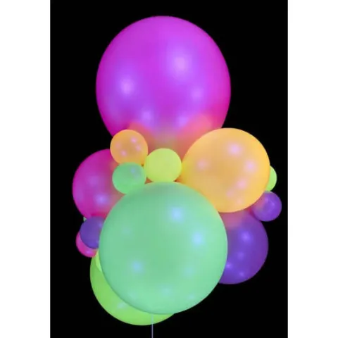 Balony lateksowe MIX NEONOWY 5 cali 100 szt. Gemar