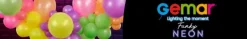 Balony lateksowe MIX NEONOWY 5 cali 100 szt. Gemar