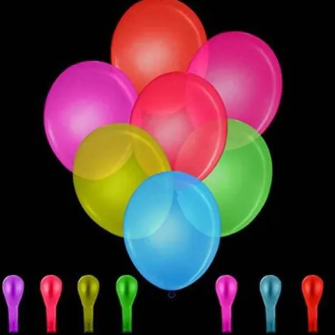 Balony lateksowe MIX NEONOWY 5 cali 100 szt. Gemar