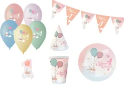 Balony lateksowe na Roczek króliczek 5 szt.