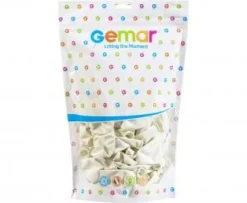 Balony lateksowe pastel białe 13 cali 50 szt. Gemar
