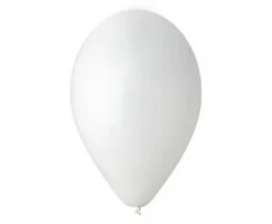 Balony lateksowe pastel białe 13 cali 50 szt. Gemar