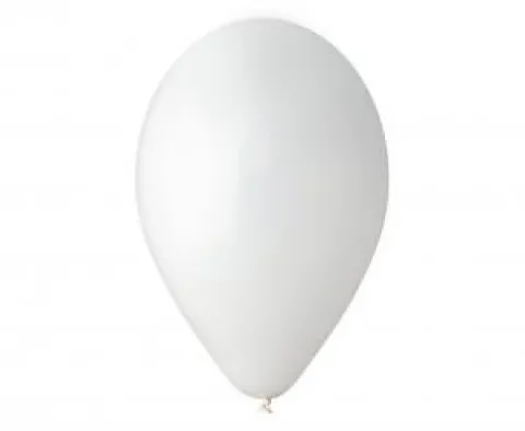 Balony lateksowe pastel białe 13 cali 50 szt. Gemar
