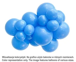 Balony lateksowe TUFTEX 11 cali kolor Blue 100 szt.