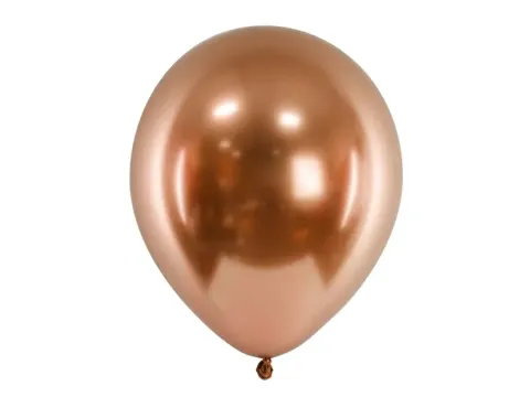 Balony miedziane Chrome Shiny - Glossy balloons 12 cali 50 szt.