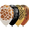 Balony Sempertex Animal Print Zwierzęce Wzory 5'' 50 szt.