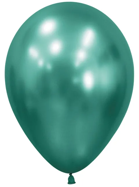 Balony Sempertex Chrome Shiny Reflex Aurora Green 12 cali 50 szt.